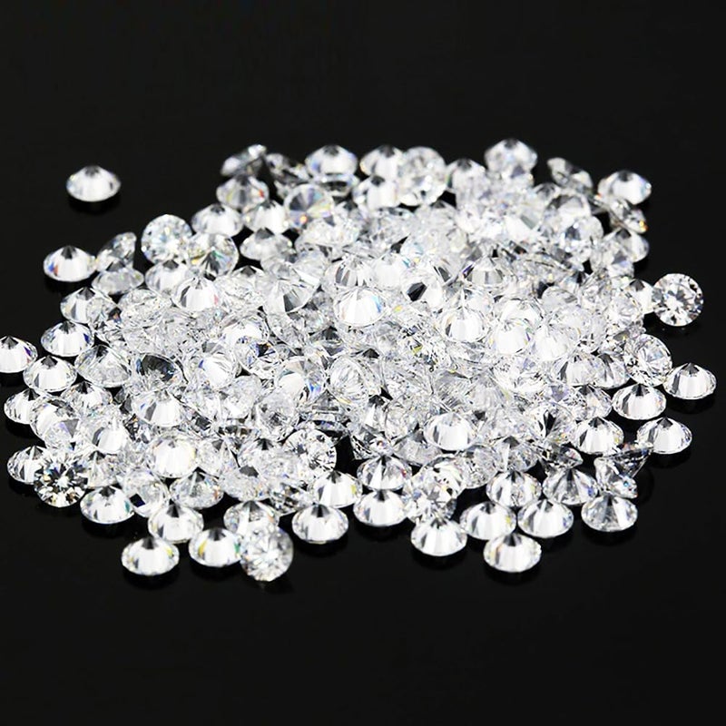 ILOVCKF 1.0 Carat Per Pack Small Size from 0.7mm to 3.0mm Moissanite Loose Stones Super White D Color VVS1 Excellent Round Cut Pass Diamond Tester - Image 4